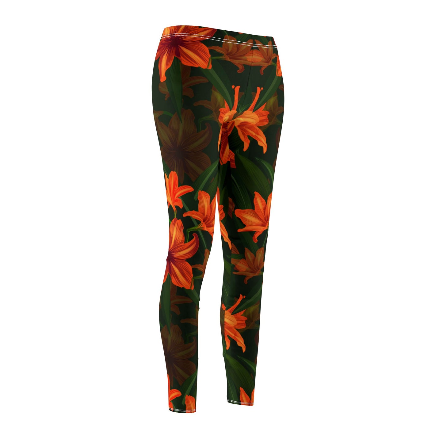 LILILIENBLUME HAWAII DSCHUNGEL, EXOTISCHE BLUMEN • Damen-Leggings mit Print Aufdruck • Beste Leggings für Sport & Alltag