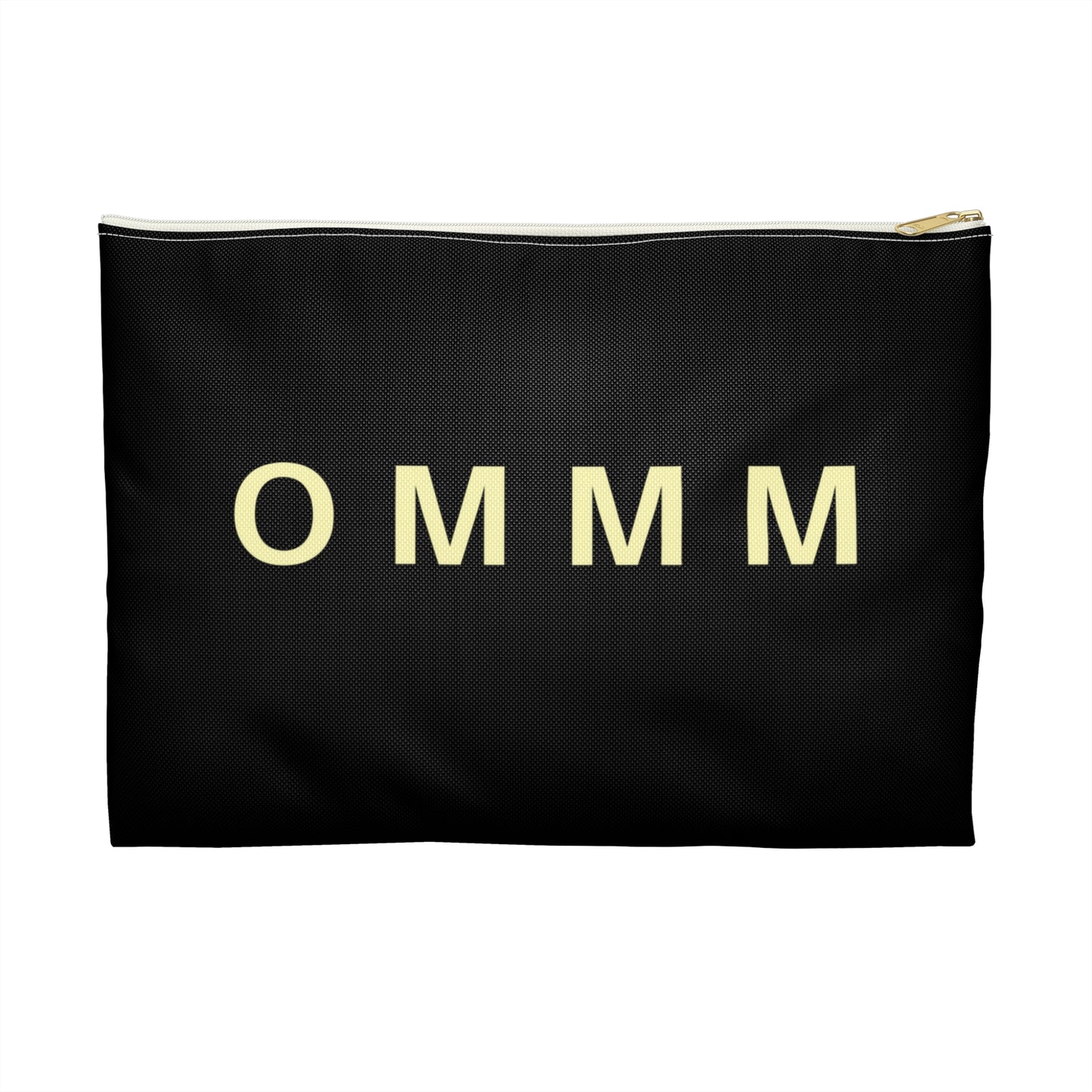 OMMMM OM OHM AUM MEDITATION YOGA SPRUCH • Handtaschen Organizer Flach mit Reißverschluss • Groß & Klein