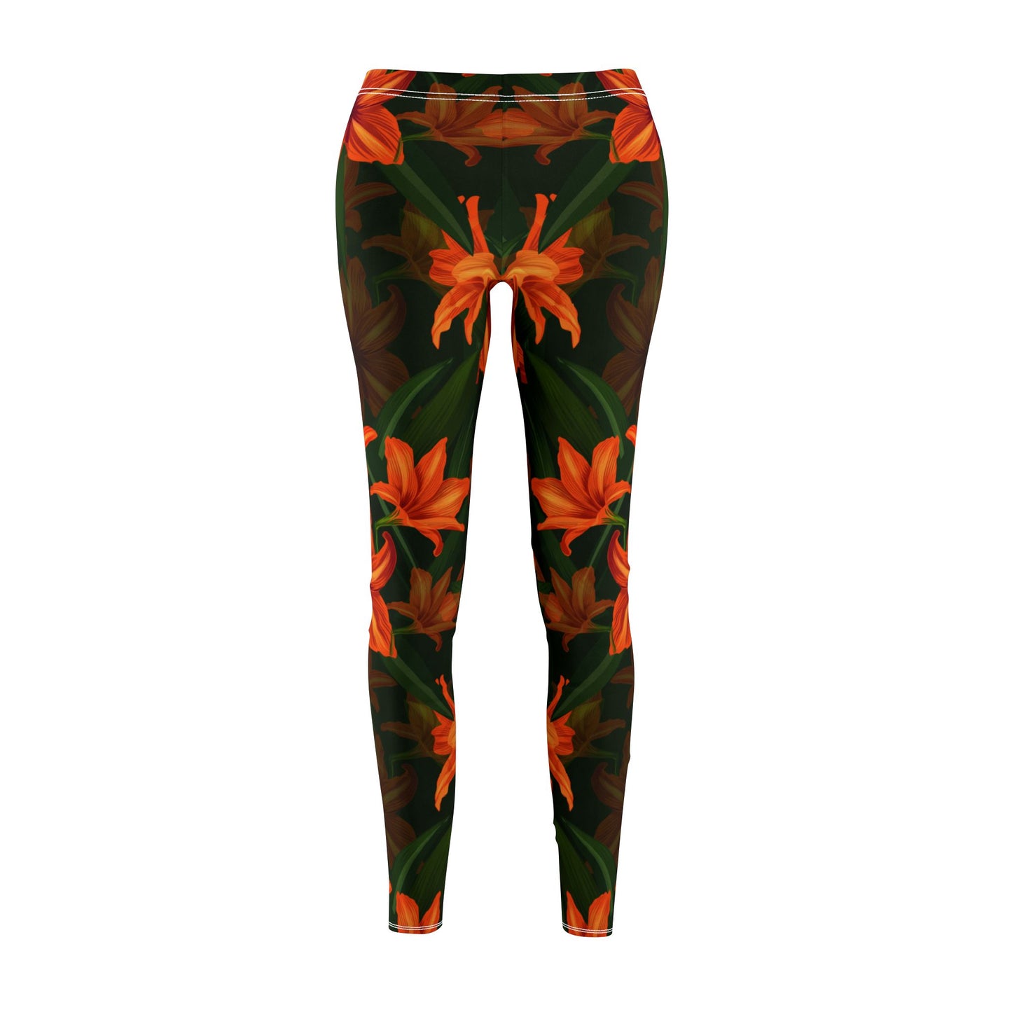 LILILIENBLUME HAWAII DSCHUNGEL, EXOTISCHE BLUMEN • Damen-Leggings mit Print Aufdruck • Beste Leggings für Sport & Alltag