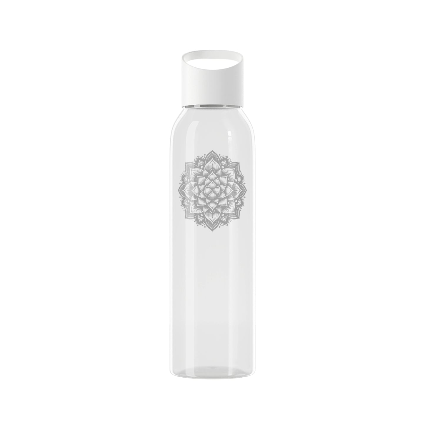 MANDALA BLUME FLORAL LILA VIOLET • Wasserflasche Sky 650 ml