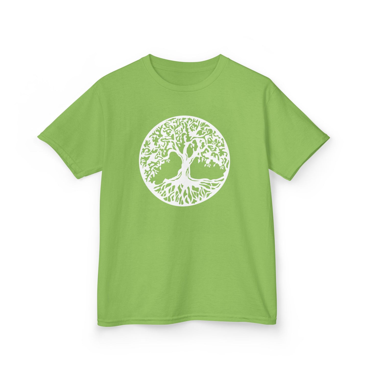 BAUM DES LEBENS Weiß • Kinder Oversize T-Shirt für Mädchen & Jungen (7–16 Jahre) • BIO Baumwolle 🌿