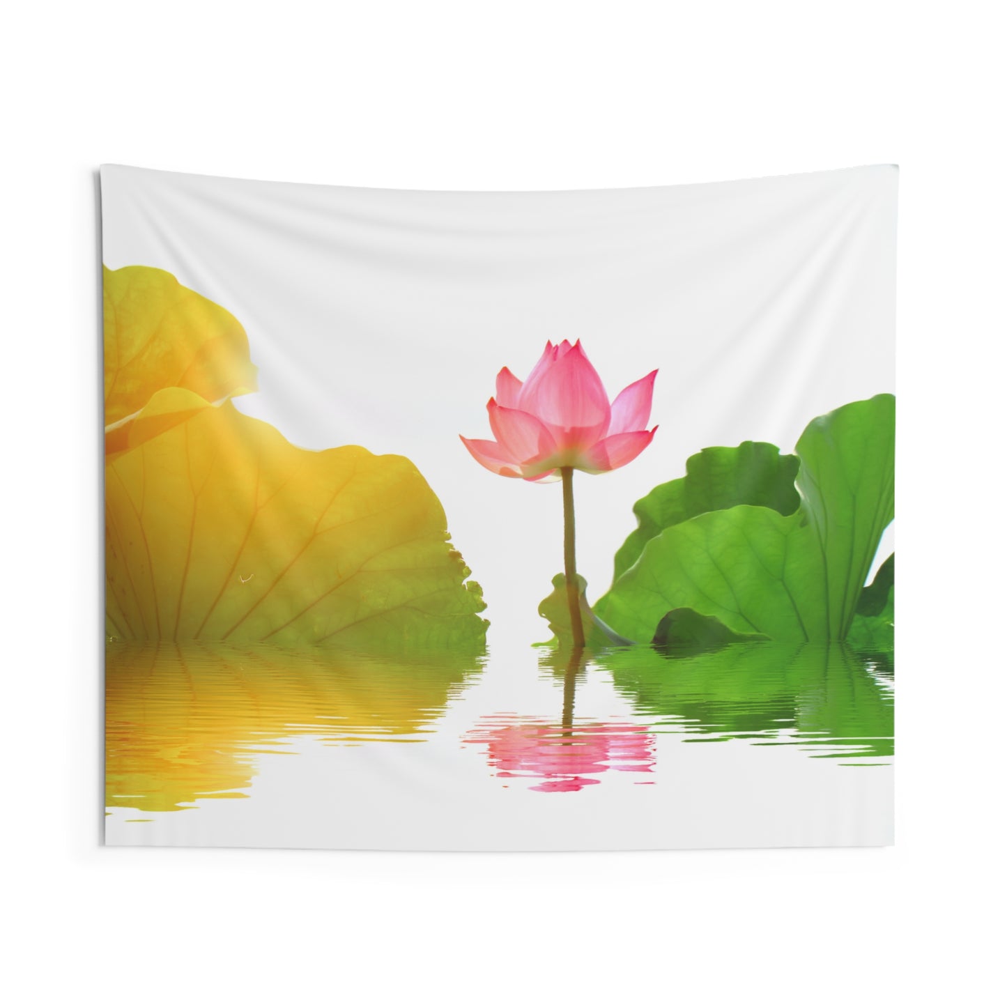 LOTUS SEE FLORA FAUNA • Wandtuch • Wandttepich • Wanddekor in v. Größen bis XXL