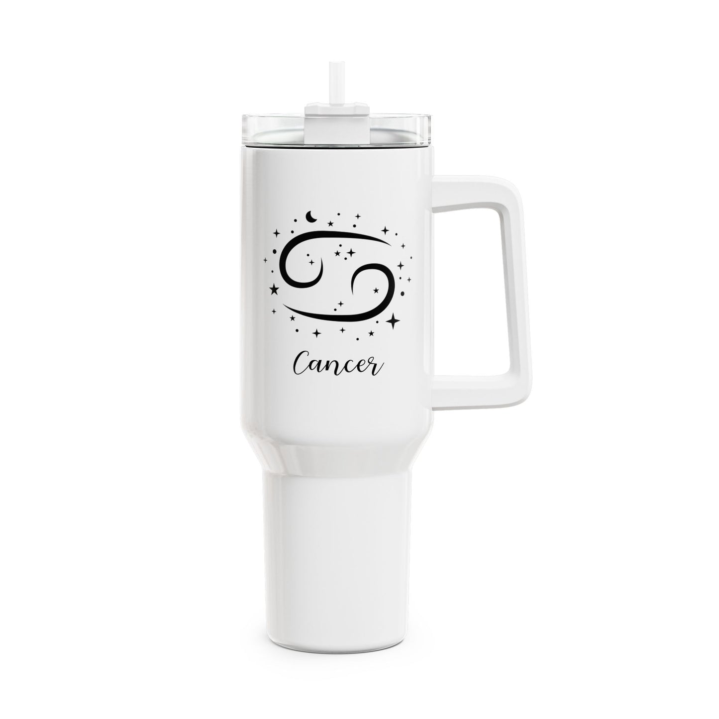 KREBS CANCER Symbol Sterne Zeichen • Tumbler mit Henkel & Strohhalm • XXL Reisebecher 1,2L - YOGA SANTA