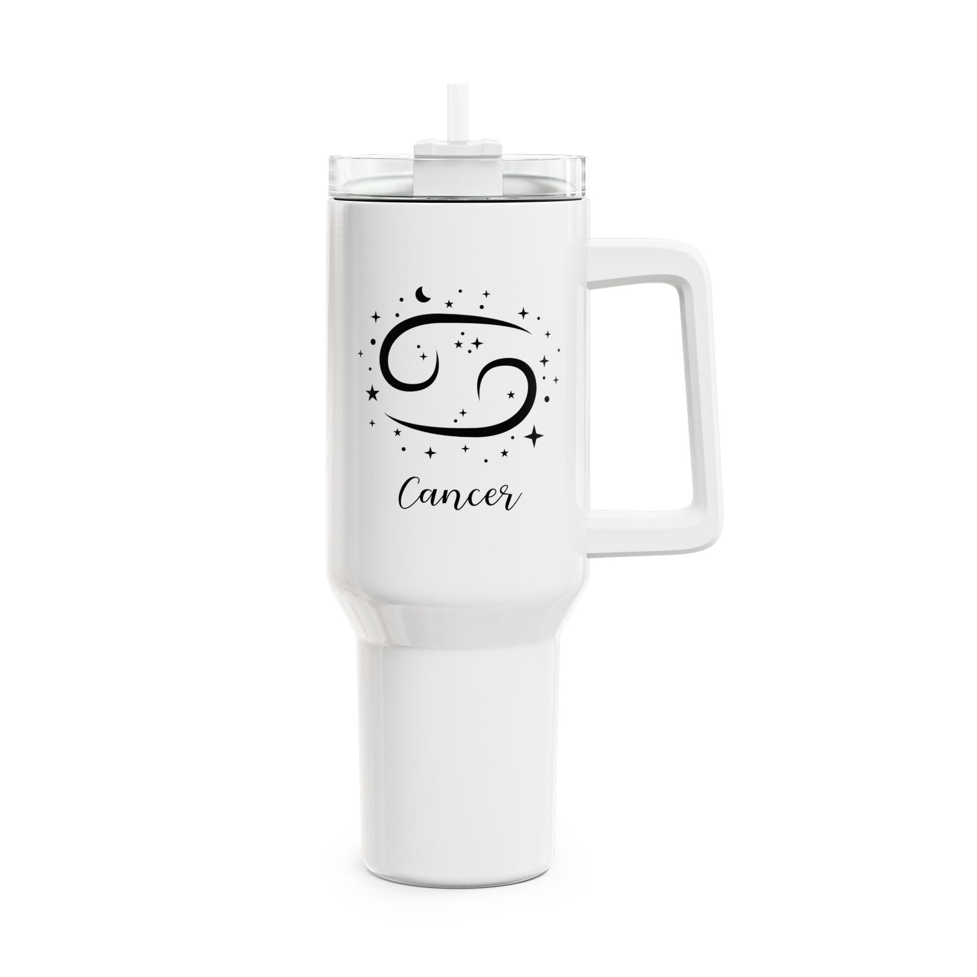KREBS CANCER Symbol Sterne Zeichen • Tumbler mit Henkel & Strohhalm • XXL Reisebecher 1,2L - YOGA SANTA
