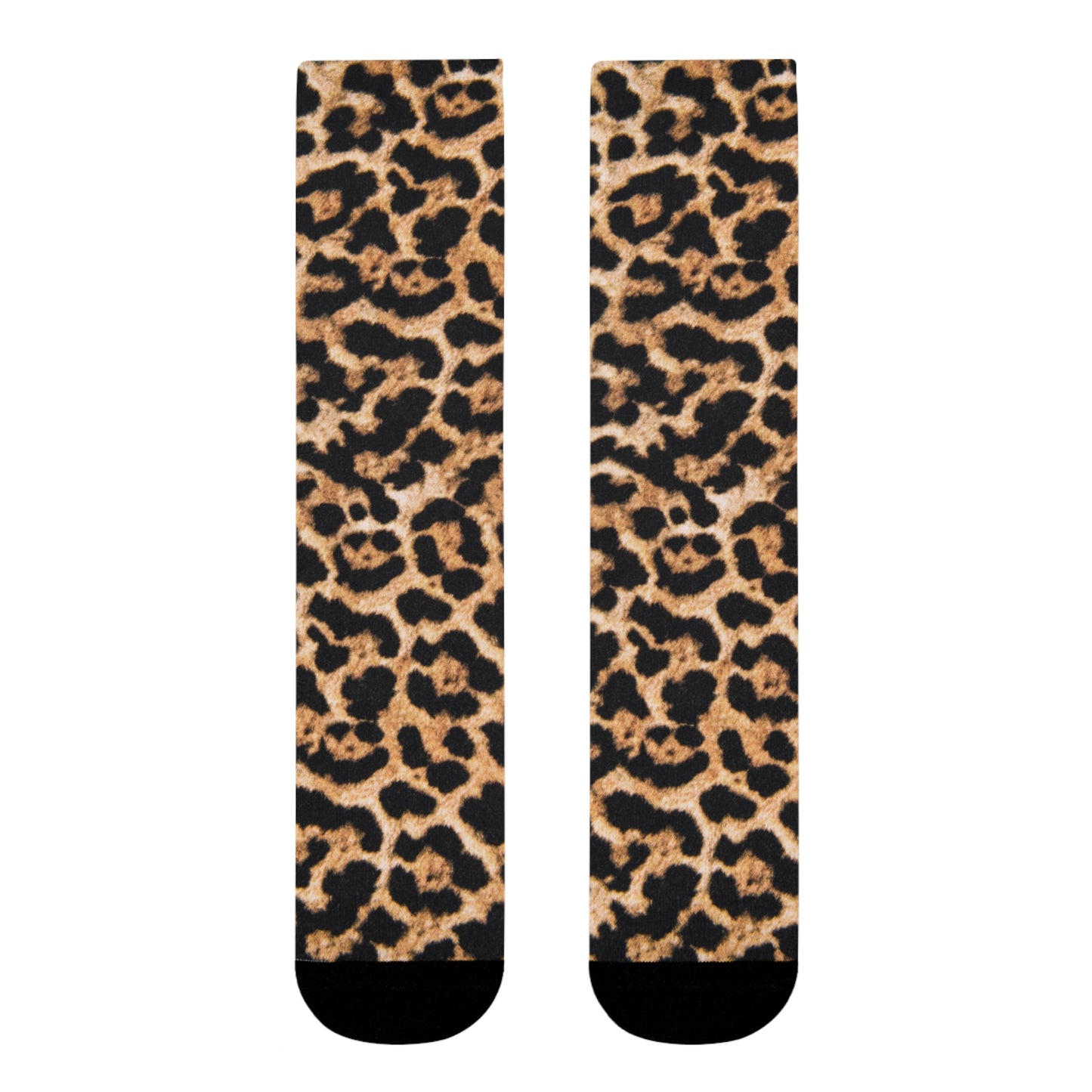 LEOPARDEN MUSTER SOCKEN LEO ANIMAL PRINT • HAPPY SOCKS Crew Socken Braun mit Motiv
