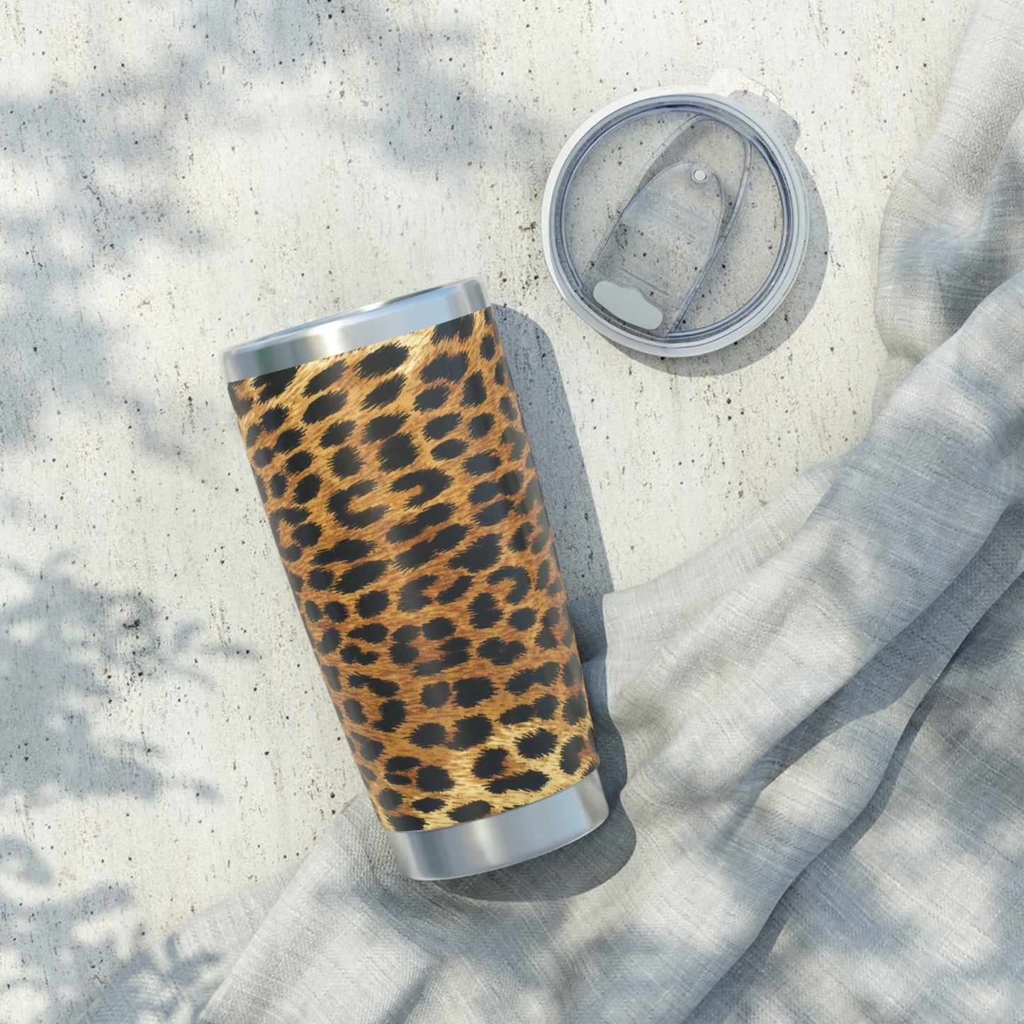 LEOPARDEN KATZE ANIMAL PRINT TIGER • Thermo-Reisebecher XL • 590 ml • Tumbler Vagabond