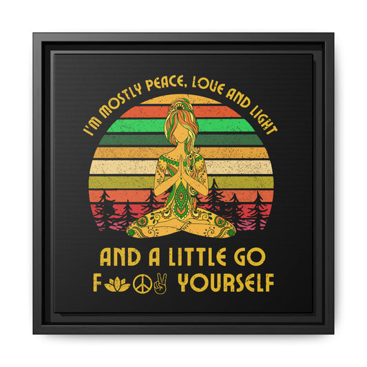 Matte Canvas, Framed (Multi-color)