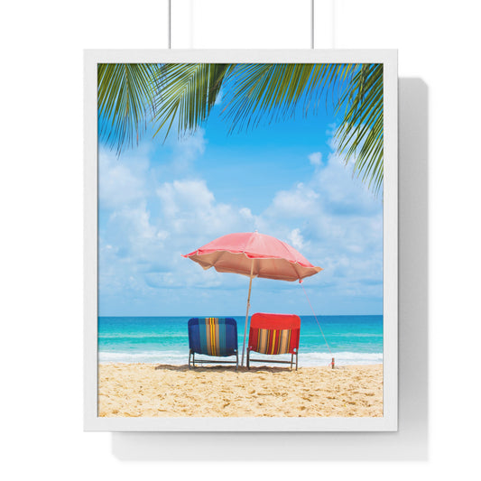 Vertical Framed Poster  • Urlaubsmotiv