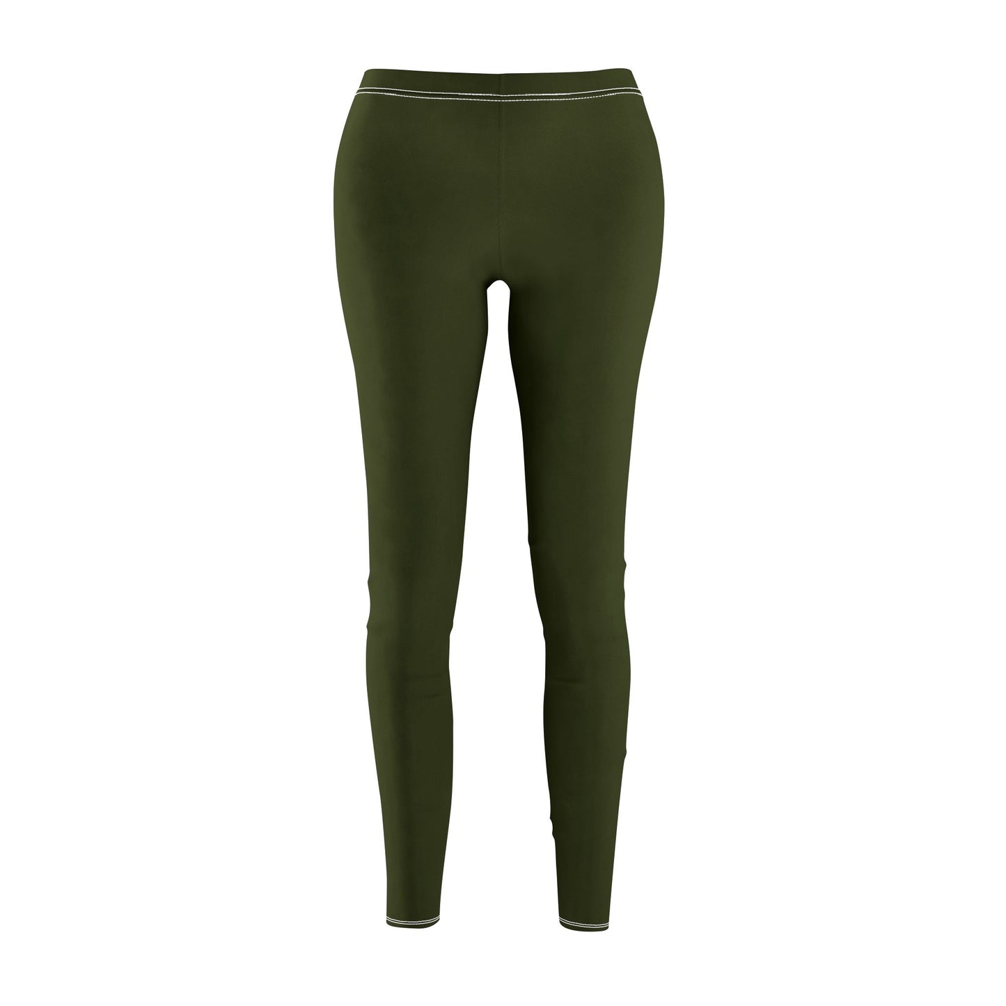 EINFARBIG OLIVEGRÜN • Naturfarbene Damen-Leggings • Beste Leggings für Sport & Alltag