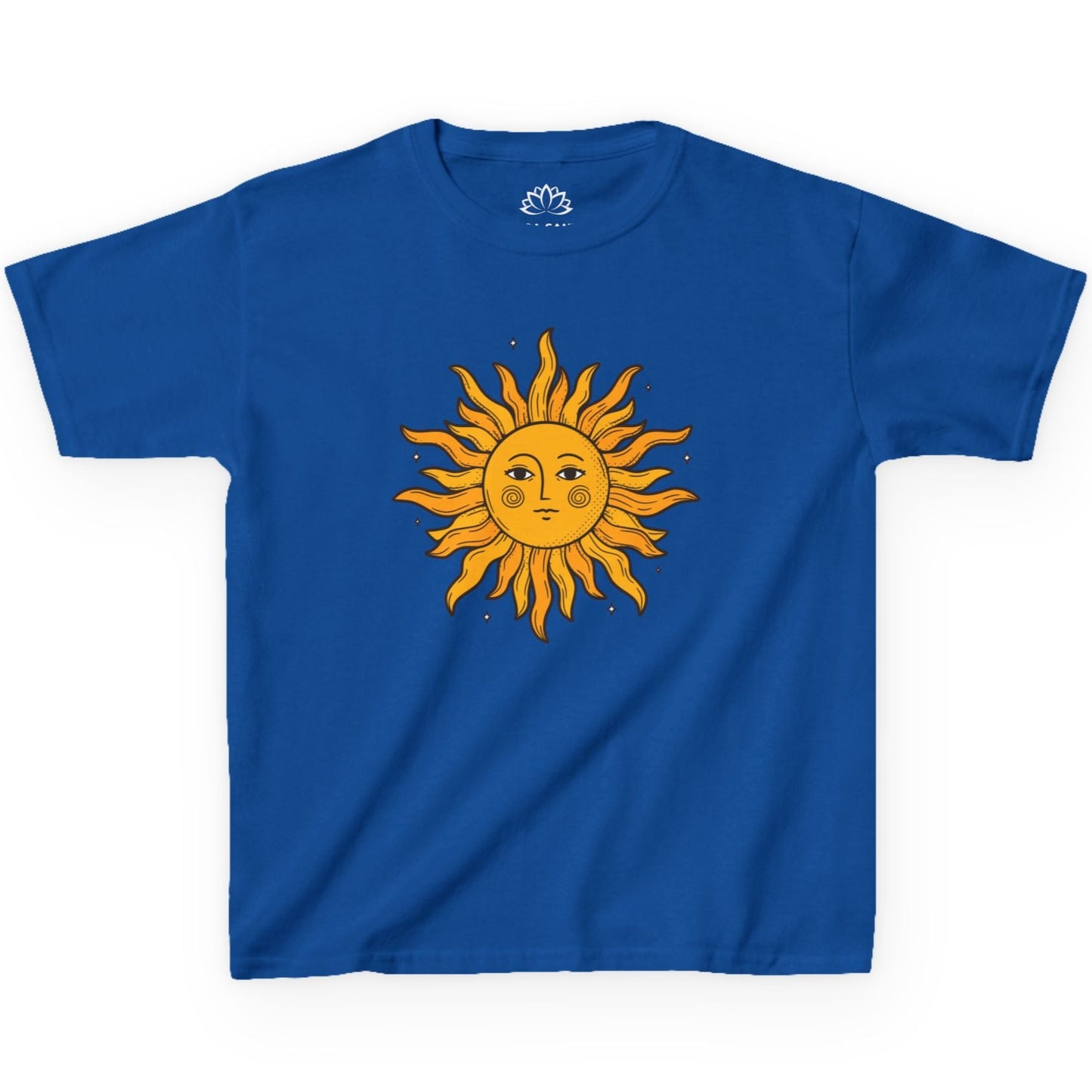 SONNE MOND RETRO VINTAGE STYLE • Oversize Kinder T-Shirt Mädchen Jungen • BIO Baumwolle 🌿