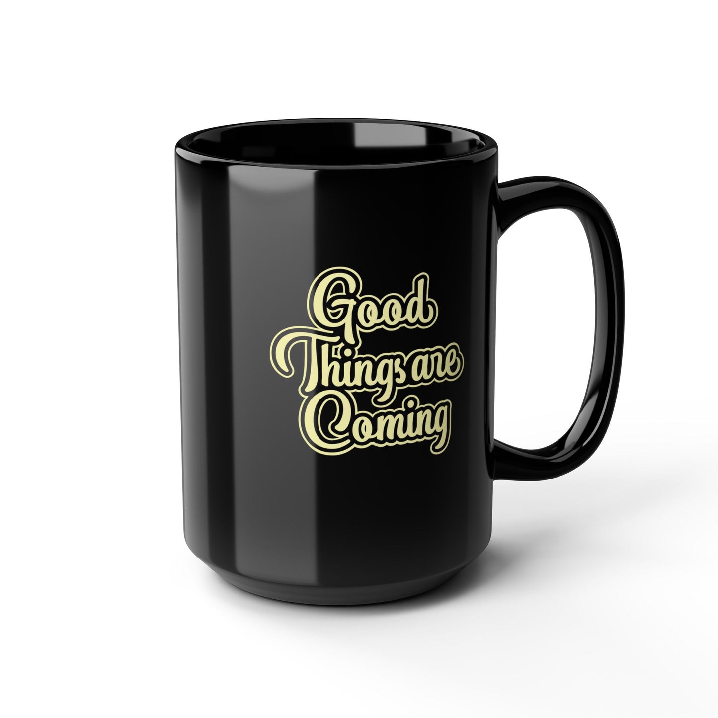 Black Mug (11oz, 15oz) - YOGA SANTA