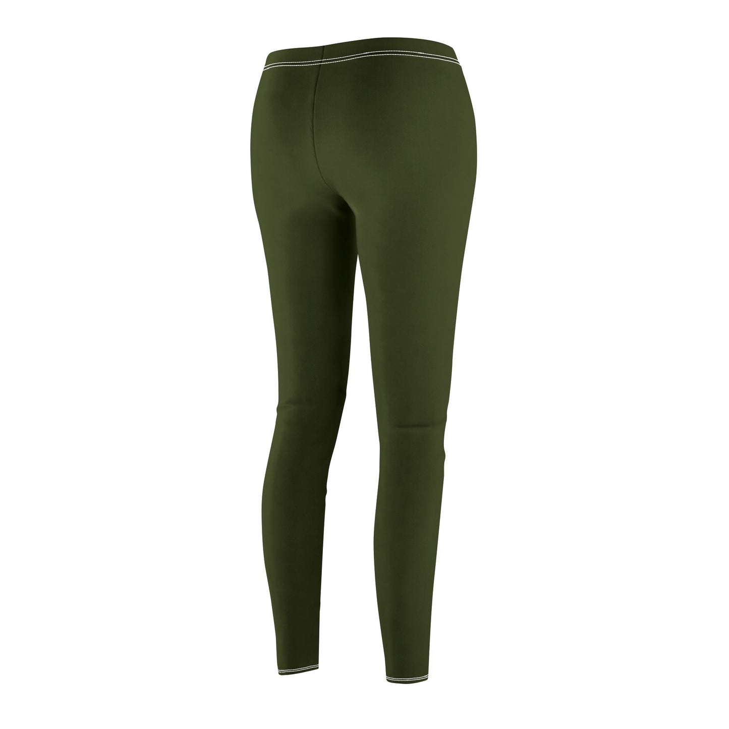 EINFARBIG OLIVEGRÜN • Naturfarbene Damen-Leggings • Beste Leggings für Sport & Alltag