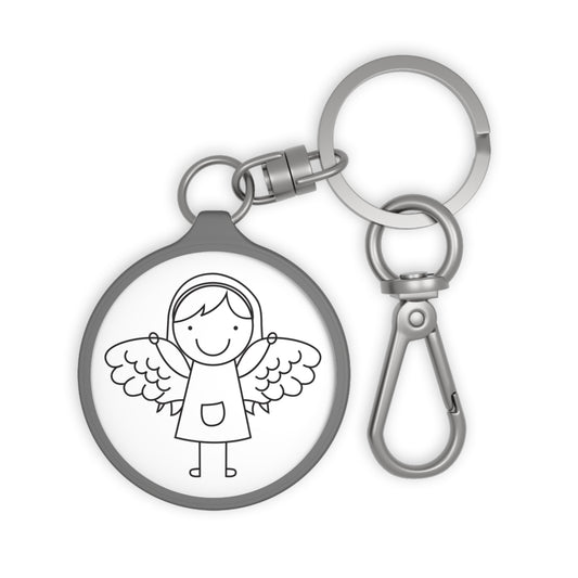 SCHUTZENGEL NIEDLICH TALISMAN • Edler Luxus Schlüsselanhänger mit Karabiner für Frauen & Männer