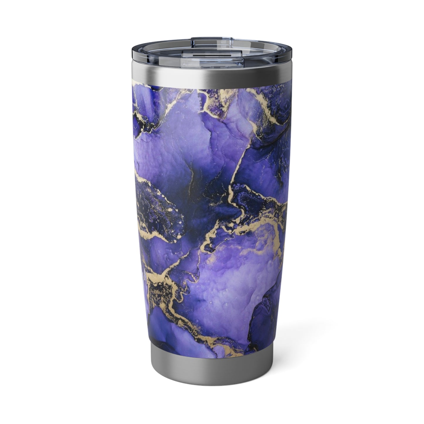 MARMOR VIOLET GOLDENE ADERN • Thermo-Reisebecher XL • 590 ml • Tumbler Vagabond