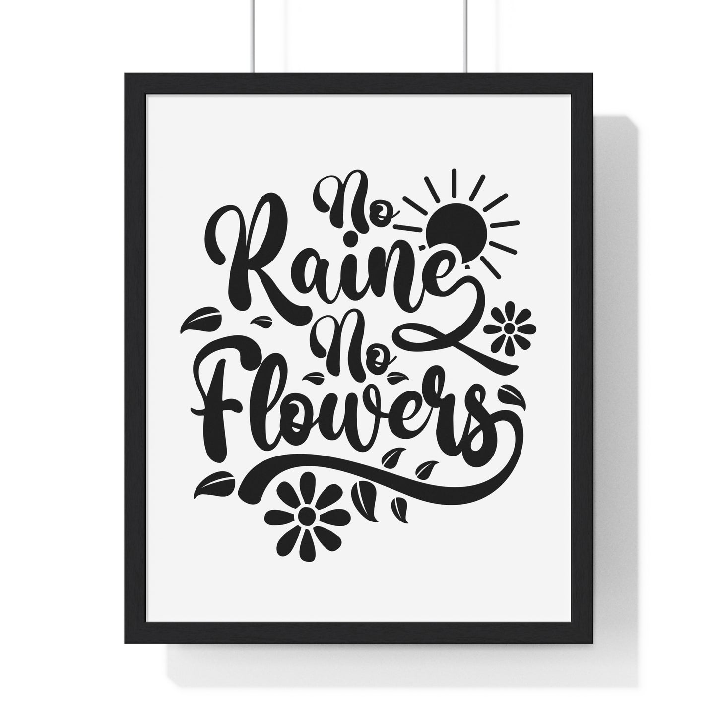 Vertical Framed Poster