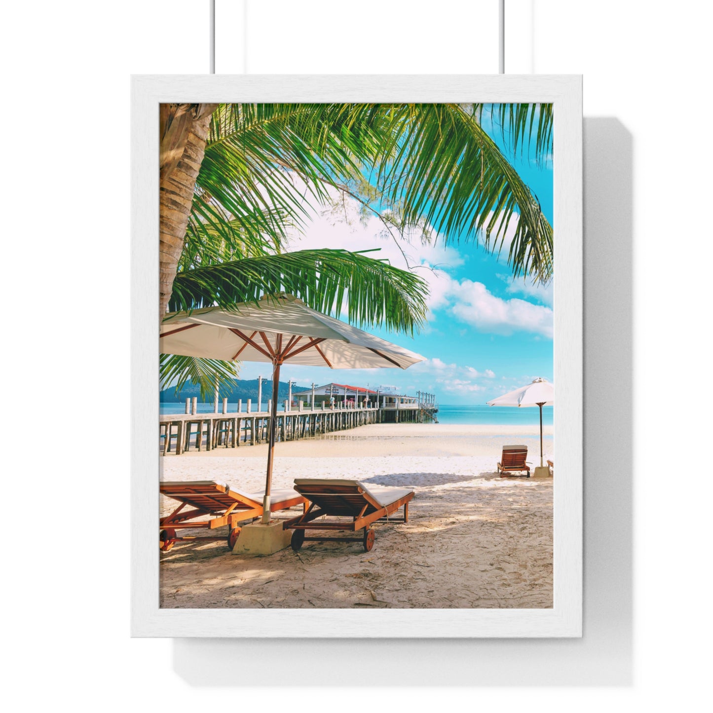 Vertical Framed Poster  • Urlaubsmotiv
