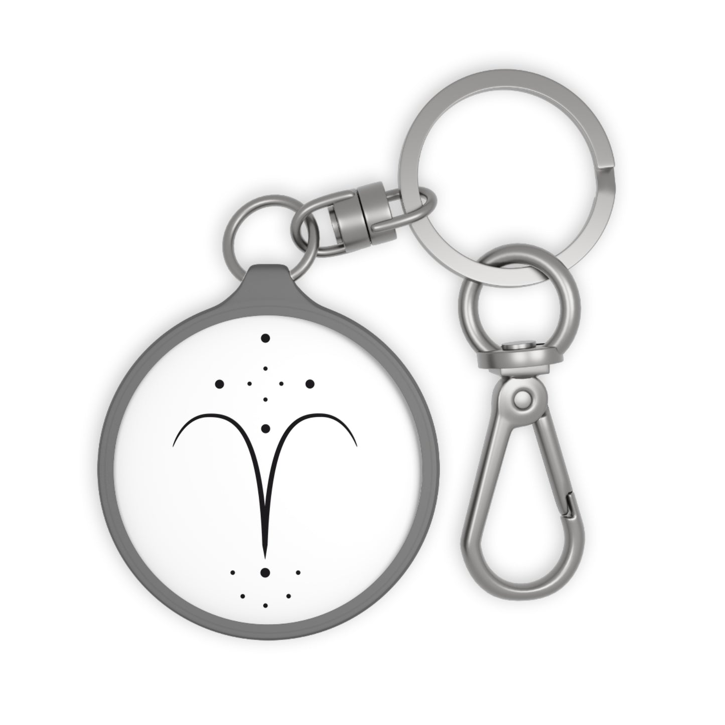 WIDDER SYMBOL ARIES STERNZEICHEN Tierkreiszeichen Dekorativ • Edler Luxus Schlüsselanhänger mit Karabiner für Frauen & Männer