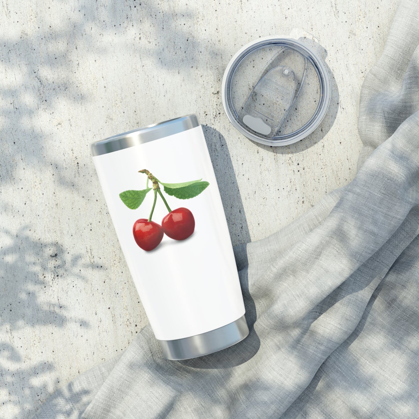 KIRSCHEN BILD NIEDLICH APPETITLICH • Thermo-Reisebecher XL • 590 ml • Tumbler Vagabond