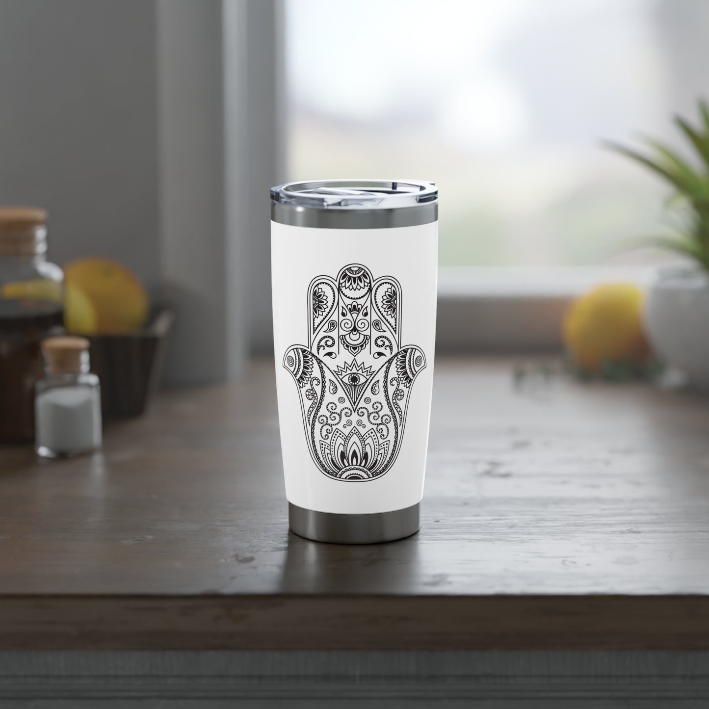 FATIMAS HAND • Spirituelles Motiv • Thermo-Reisebecher XL • 590 ml • Tumbler Vagabond