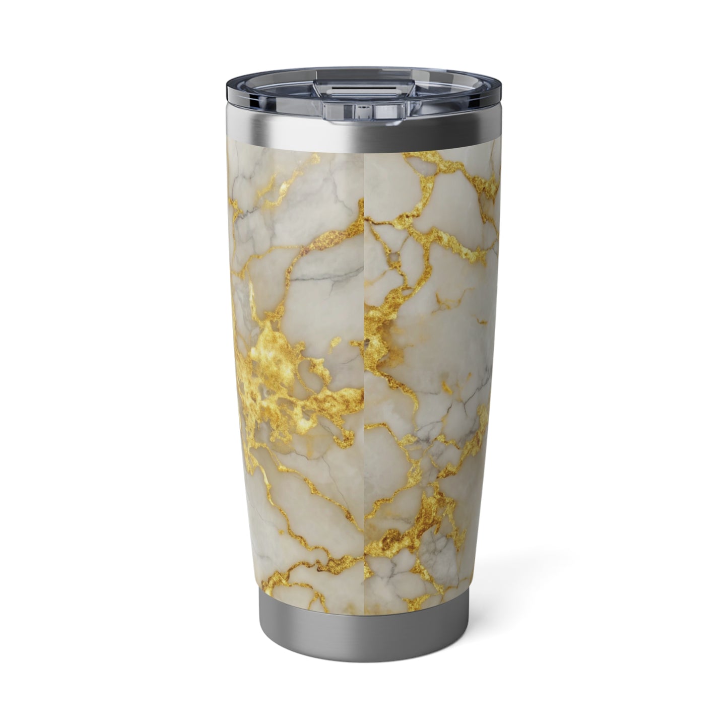 LUXUS Trinkbecher Goldoptik Marmor • Thermo-Reisebecher XL • 590 ml • Tumbler Vagabond
