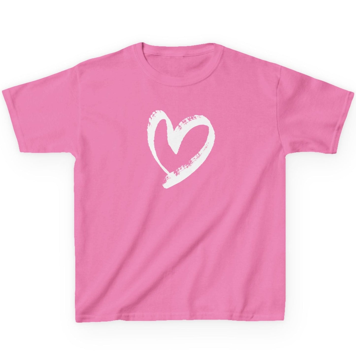 HERZ BILD LOVE MOTIV LIEBE HERZCHEN HANDGEZEICHNET • Oversize Kinder T-Shirt Mädchen Jungen  • BIO Baumwolle 🌿