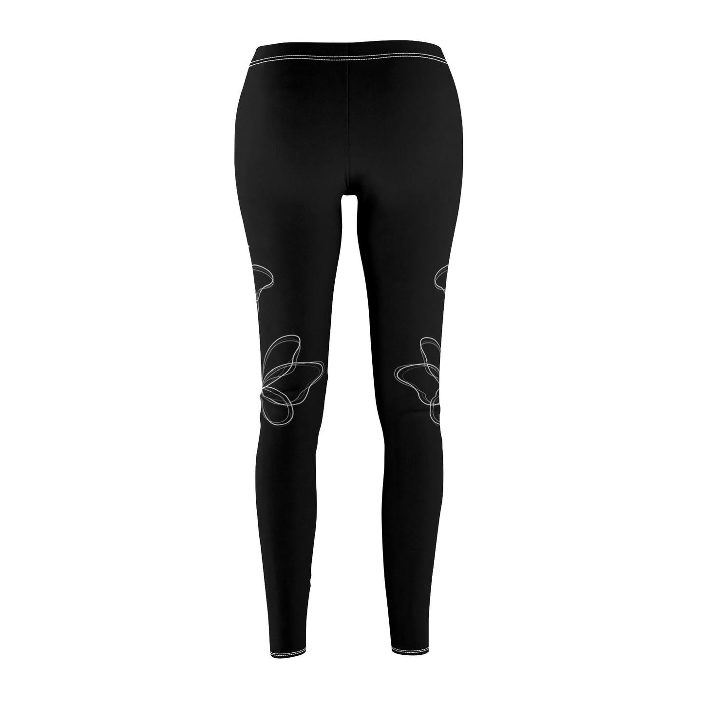 SCHMETTERLINGE, SCHMETTERLINGSMOTIV EIN-STRICH-ZEICHNUNG Damen Leggins • Beste Leggings für Sport & Freizeit