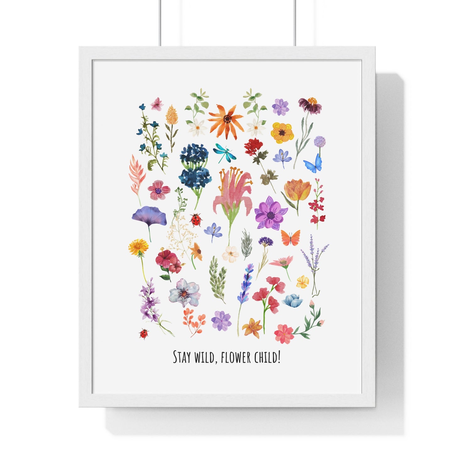 Vertical Framed Poster