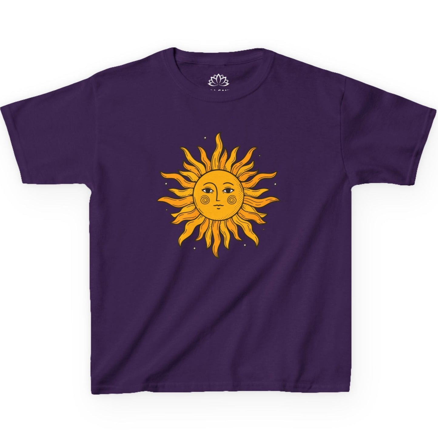 SONNE MOND RETRO VINTAGE STYLE • Oversize Kinder T-Shirt Mädchen Jungen • BIO Baumwolle 🌿