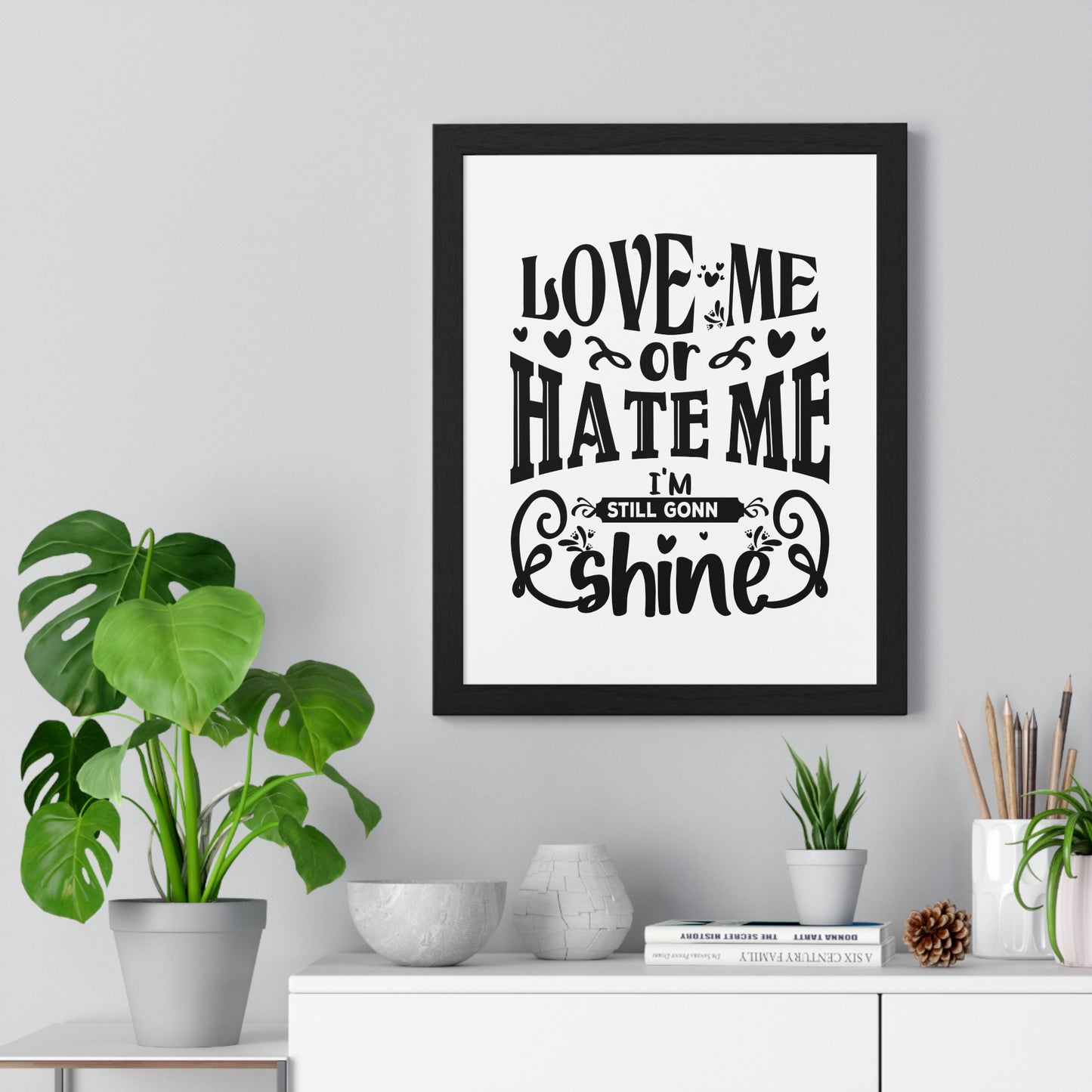 Vertical Framed Poster