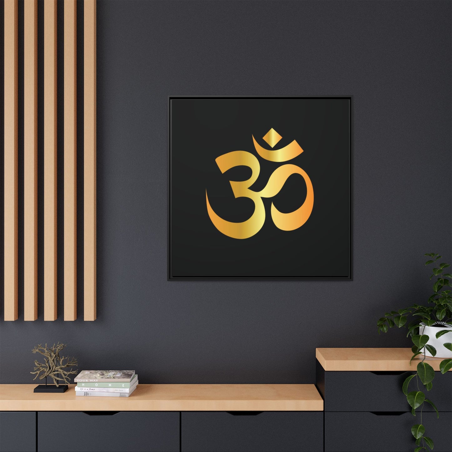 Matte Canvas, Framed (Multi-color)