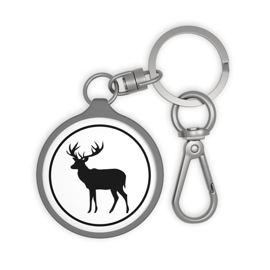 HIRSCH ANHÄNGER JAGDMOTIV • Edler Luxus Schlüsselanhänger mit Karabiner für Frauen & Männer