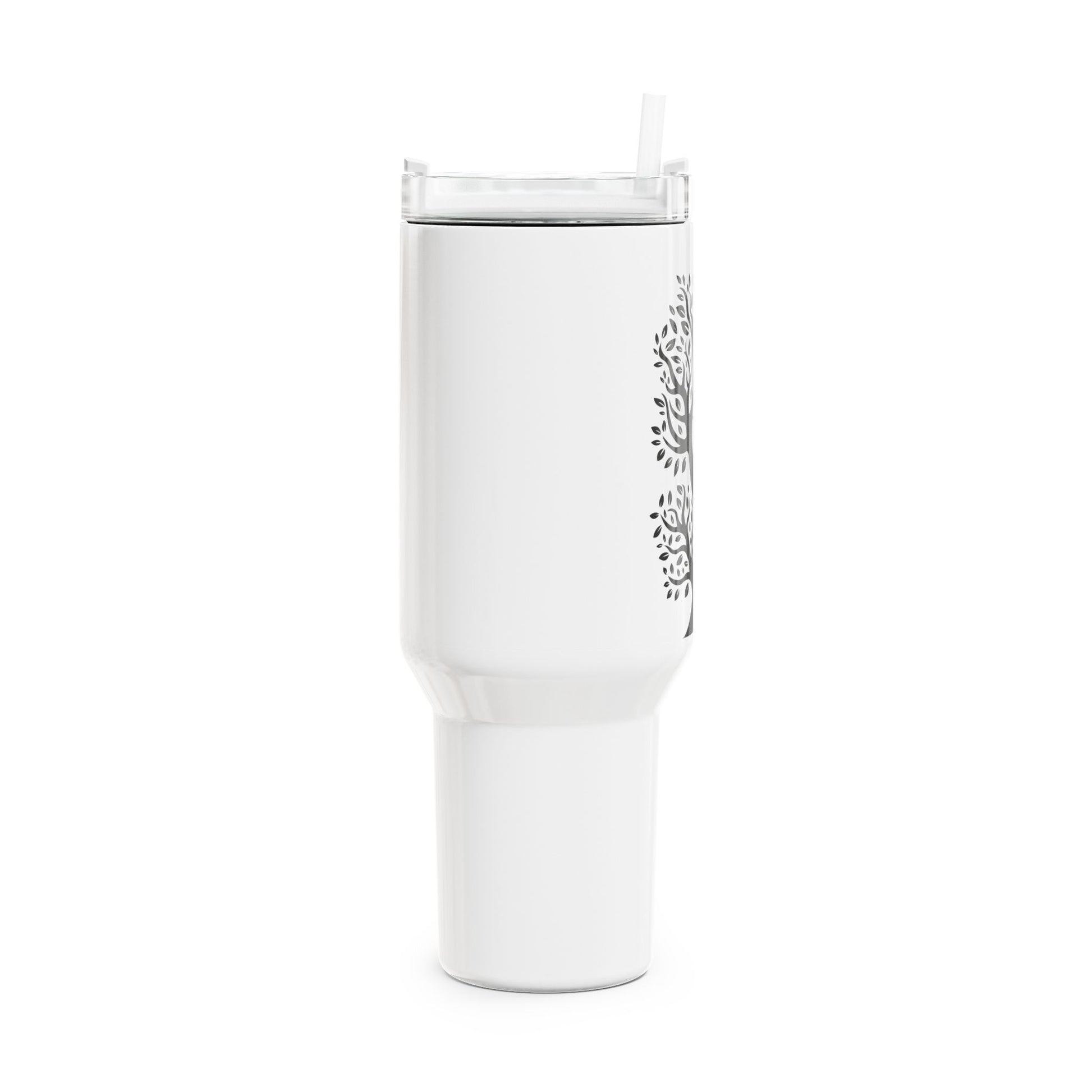 OLIVENBAUM NATURMOTIV PFLANZEN • Tumbler mit Henkel & Strohhalm • XXL Reisebecher 1,2L - YOGA SANTA