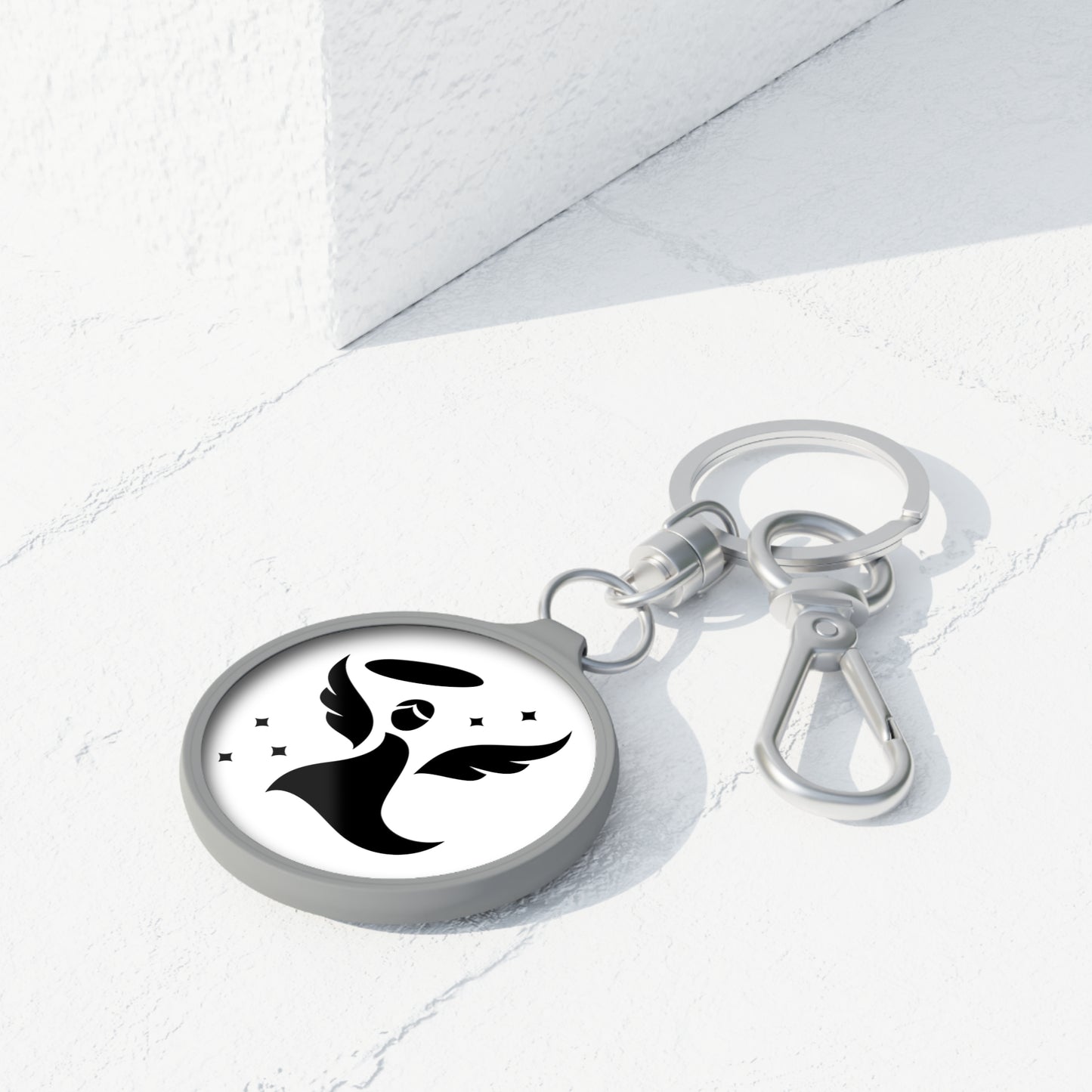 TALISMAN SCHUTZENGEL GLÜCKSBRINGER ENGELCHEN • Edler Luxus Schlüsselanhänger mit Karabiner für Frauen & Männer
