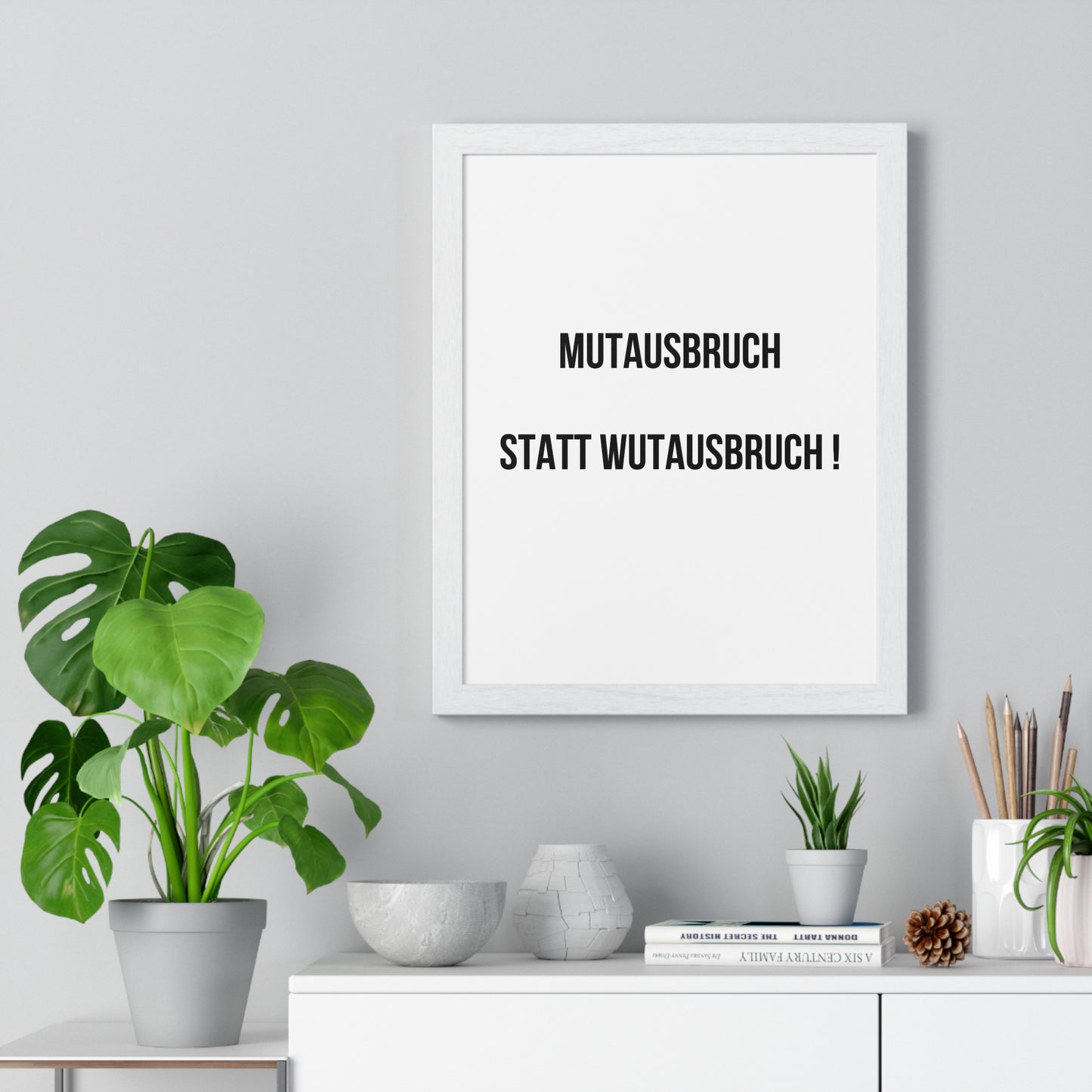 Vertical Framed Poster