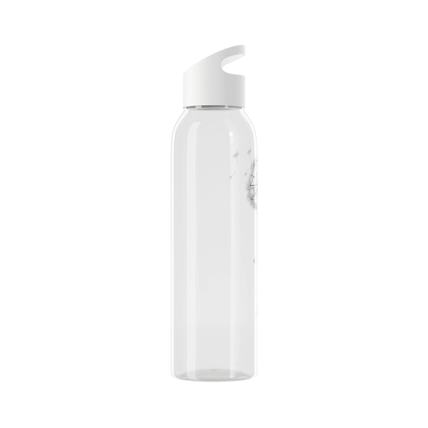 PUSTEBLUME - MAKE A WISH SCHRIFTZUG SPRUCH • TRITAN Wasserflasche Sky 650 ml