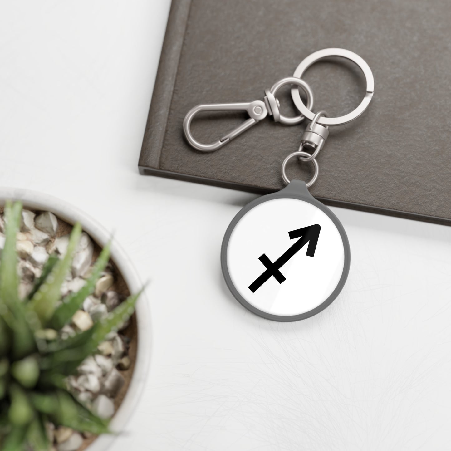 SCHÜTZE SAGITTARIUS STERNZEICHEN ANHÄNGER • Edler Luxus Schlüsselanhänger mit Karabiner für Frauen & Männer