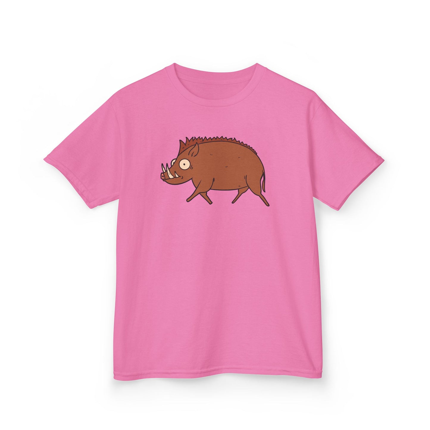 WILDSCHWEIN WALDTIER COMIC NIEDLICH SÜß • Kinder Oversize T-Shirt für Mädchen & Jungen (7–16 Jahre) • BIO Baumwolle 🌿
