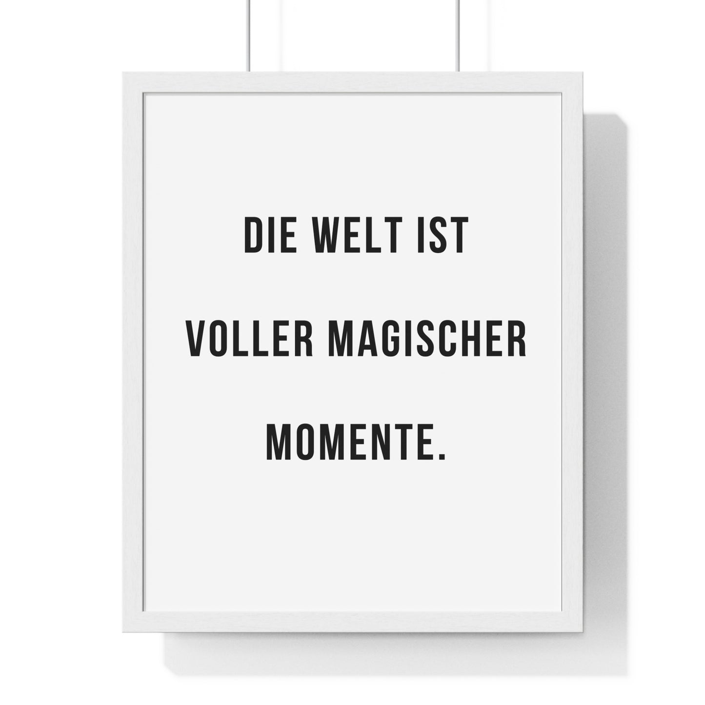 Vertical Framed Poster