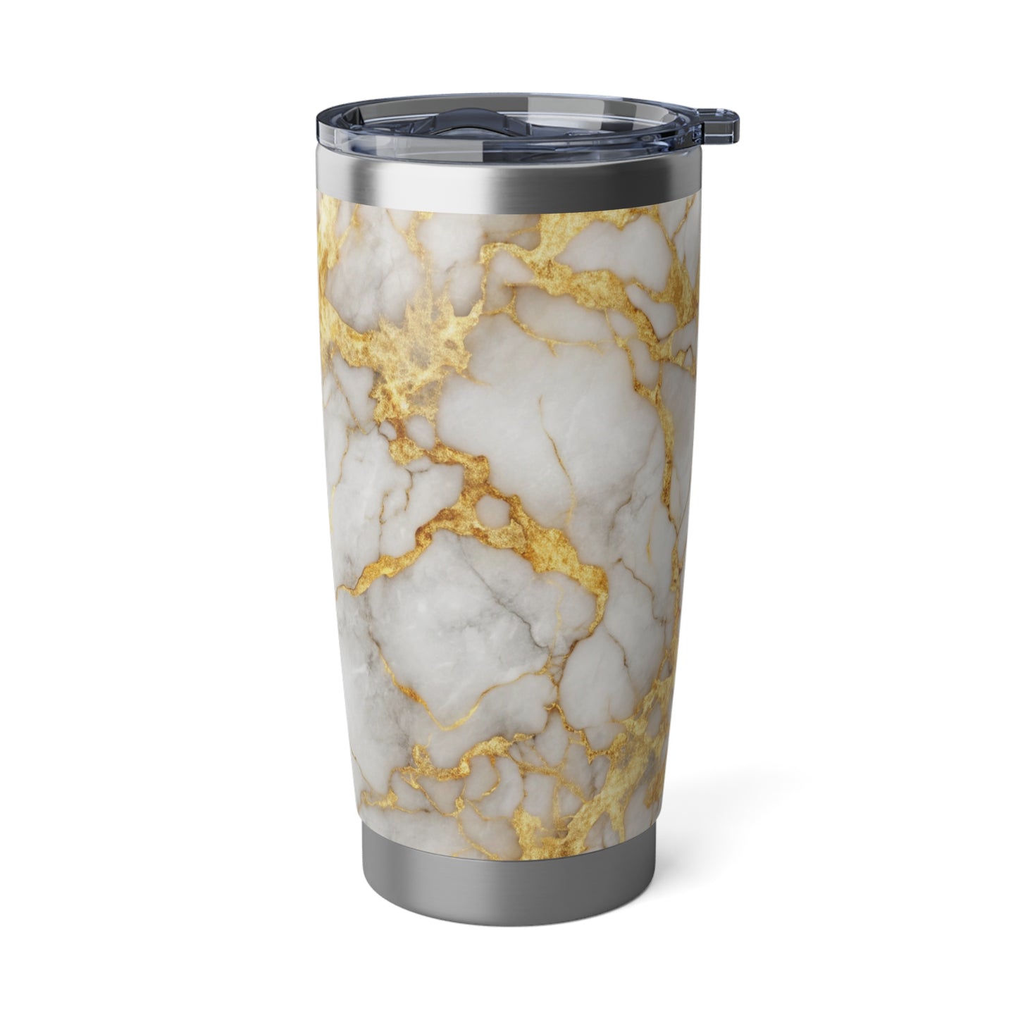 MARMOR STEINMUSTER GOLDADERN EDEL • Thermo-Reisebecher XL • 590 ml • Tumbler Vagabond
