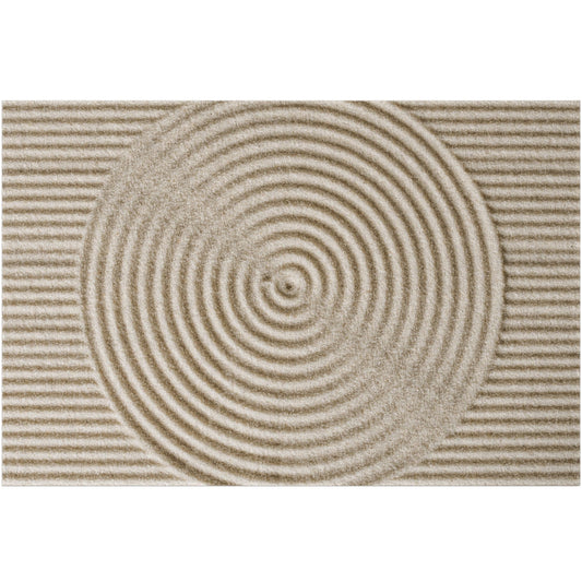 Zen Garten Sand Optik • Feng Shui • Chenille Teppich • In v. Größen – Innen- & Außenbereich