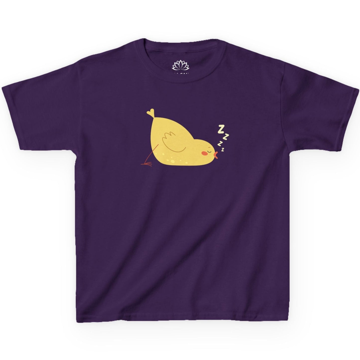 KÜCKEN HÜHNER BABY SCHLÄFT NIEDLICH SÜß COMIC • Pijama Schlafoberteil Oversize Kinder T-Shirt Mädchen Jungen • BIO Baumwolle 🌿