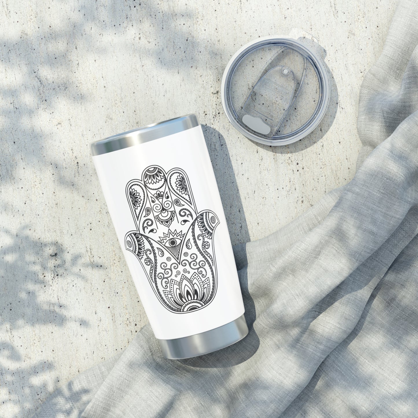 FATIMAS HAND • Spirituelles Motiv • Thermo-Reisebecher XL • 590 ml • Tumbler Vagabond
