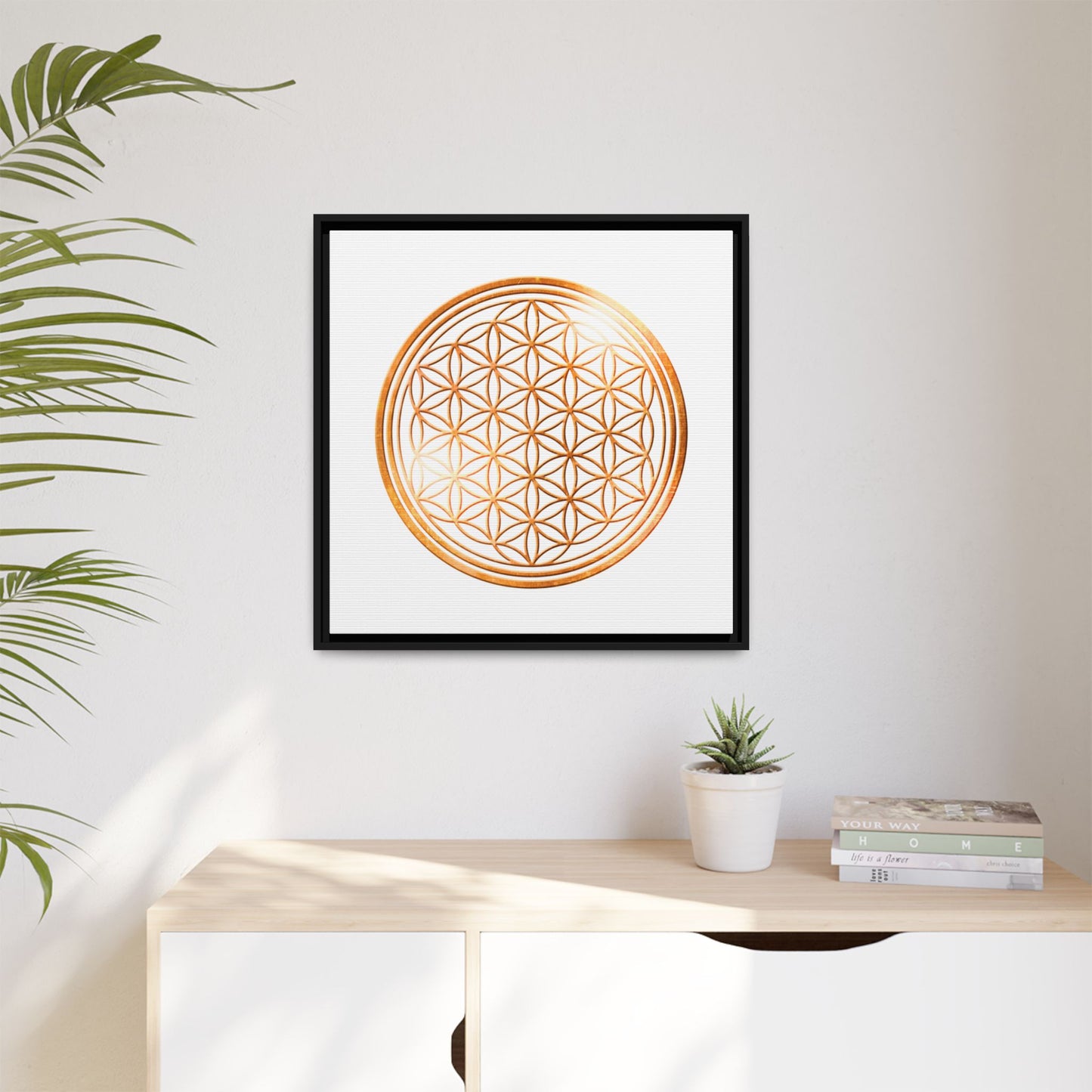 Matte Canvas, Framed (Multi-color)