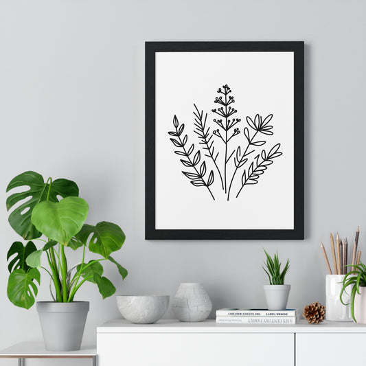 Vertical Framed Poster