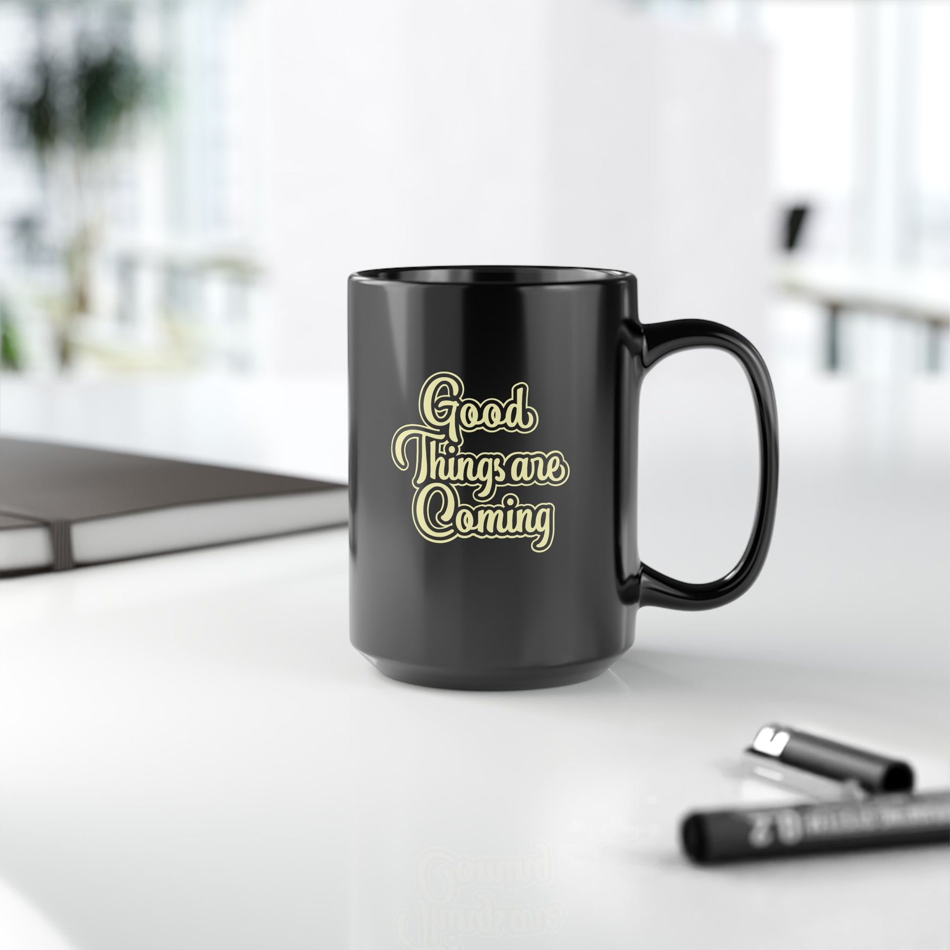 Black Mug (11oz, 15oz) - YOGA SANTA