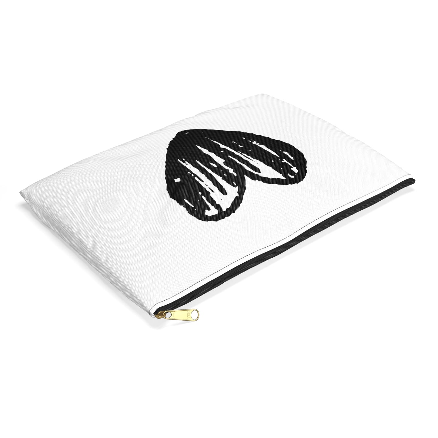 HERZ BILD • Liebesbeweis Geschenk, LOVE Liebesbotschaft • Handtaschen Organizer Flach mit Reißverschluss • Groß & Klein