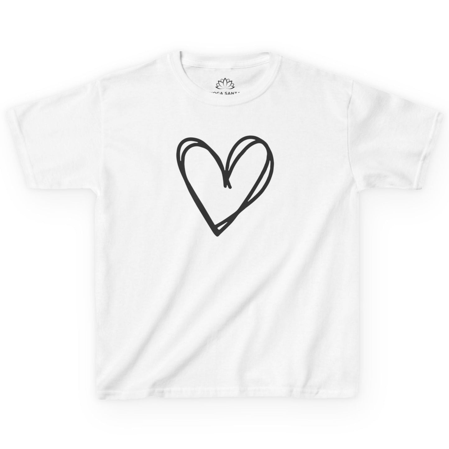 HERZ BILD HERZCHEN HANDGEZEICHNET LOVE PRINT MOTIV • Oversize Kinder T-Shirt Mädchen Jungen • BIO Baumwolle 🌿