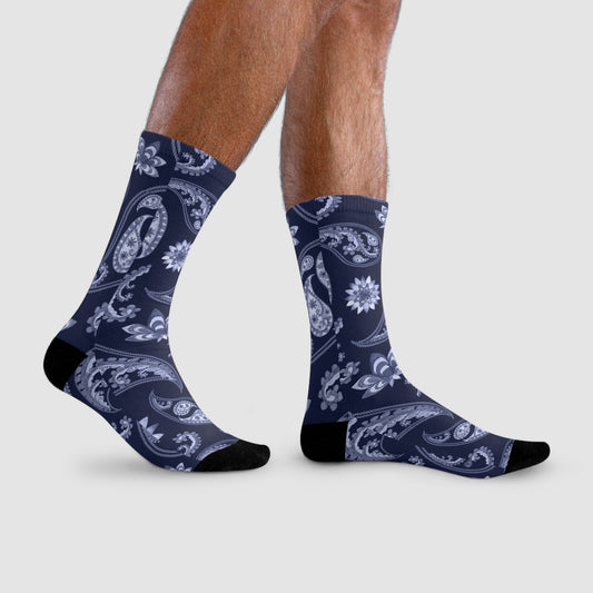 PAISLEY DESIGN SOCKEN LUXURIÖS ELEGANT • 420 HAPPY SOCKS Crew Socken mit Motiv