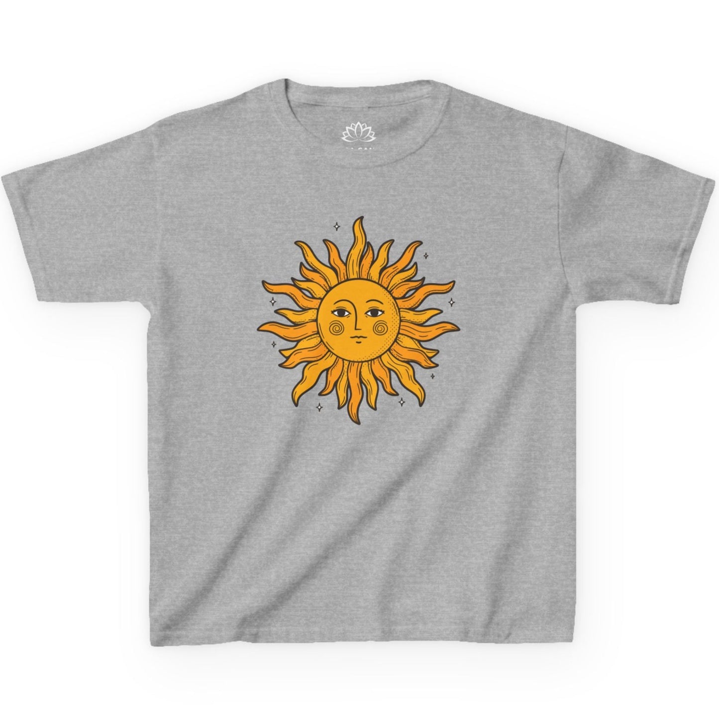 SONNE MOND RETRO VINTAGE STYLE • Oversize Kinder T-Shirt Mädchen Jungen • BIO Baumwolle 🌿