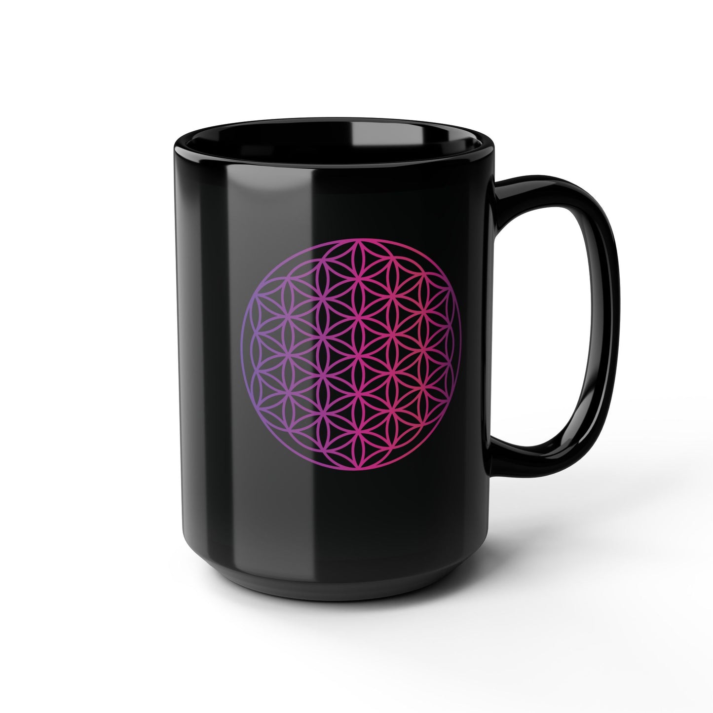 Black Mug (11oz, 15oz) - YOGA SANTA